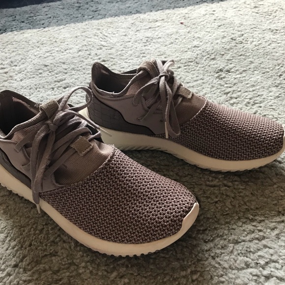 Women’s Dusty Purple Adidas Tubular Sneakers - Picture 1 of 8